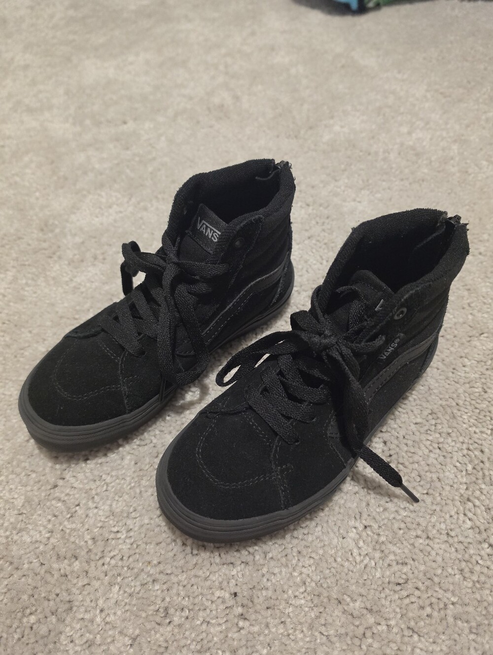 Vans Kids Black High-Top Sneakers
